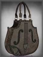 Gothic Lolita Violin Bag Brown