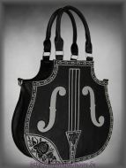 Gothic Lolita Violin Bag Black