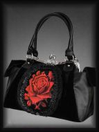 Red Rose Romantic Gothic Handbag